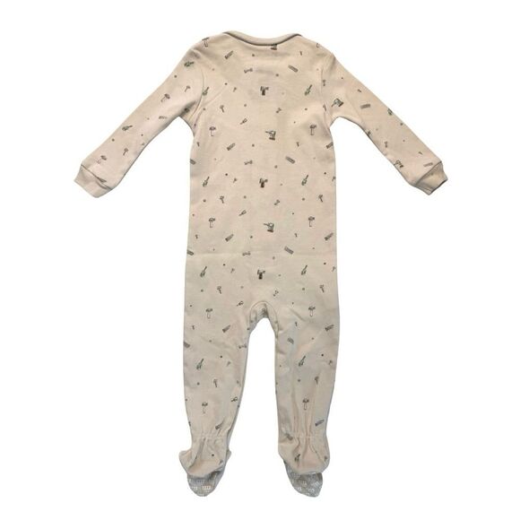 Magnetic Me 9-12 Months Magnetic Long Sleeve Footie Fix it Friends Tools Organic - Picture 3 of 6